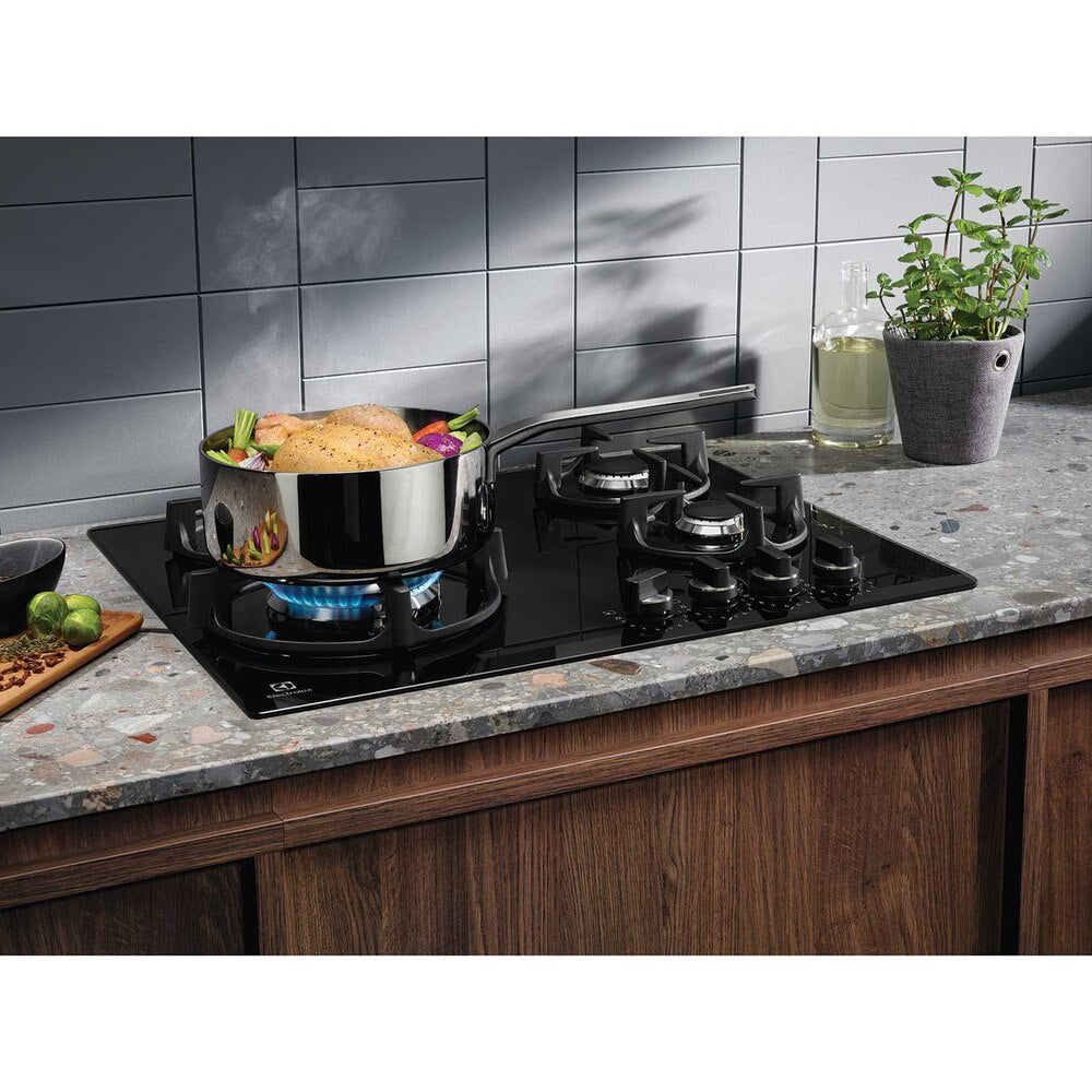 موقد غاز مدمج من إلكترولوكس بأربعة شعلات، 60 سم