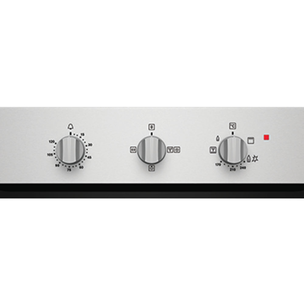 فرن غاز مدمج من إلكترولوكس سعة 68 لترًا مع شواية دوارة