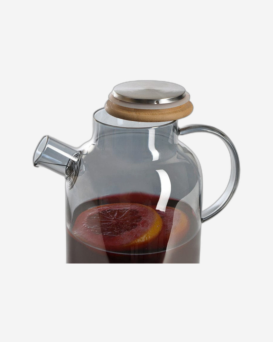 إبريق شاي فيسمان سعة 1800 مل مع مصفاة من الفولاذ المقاوم للصدأ وزجاج مقاوم للحرارة