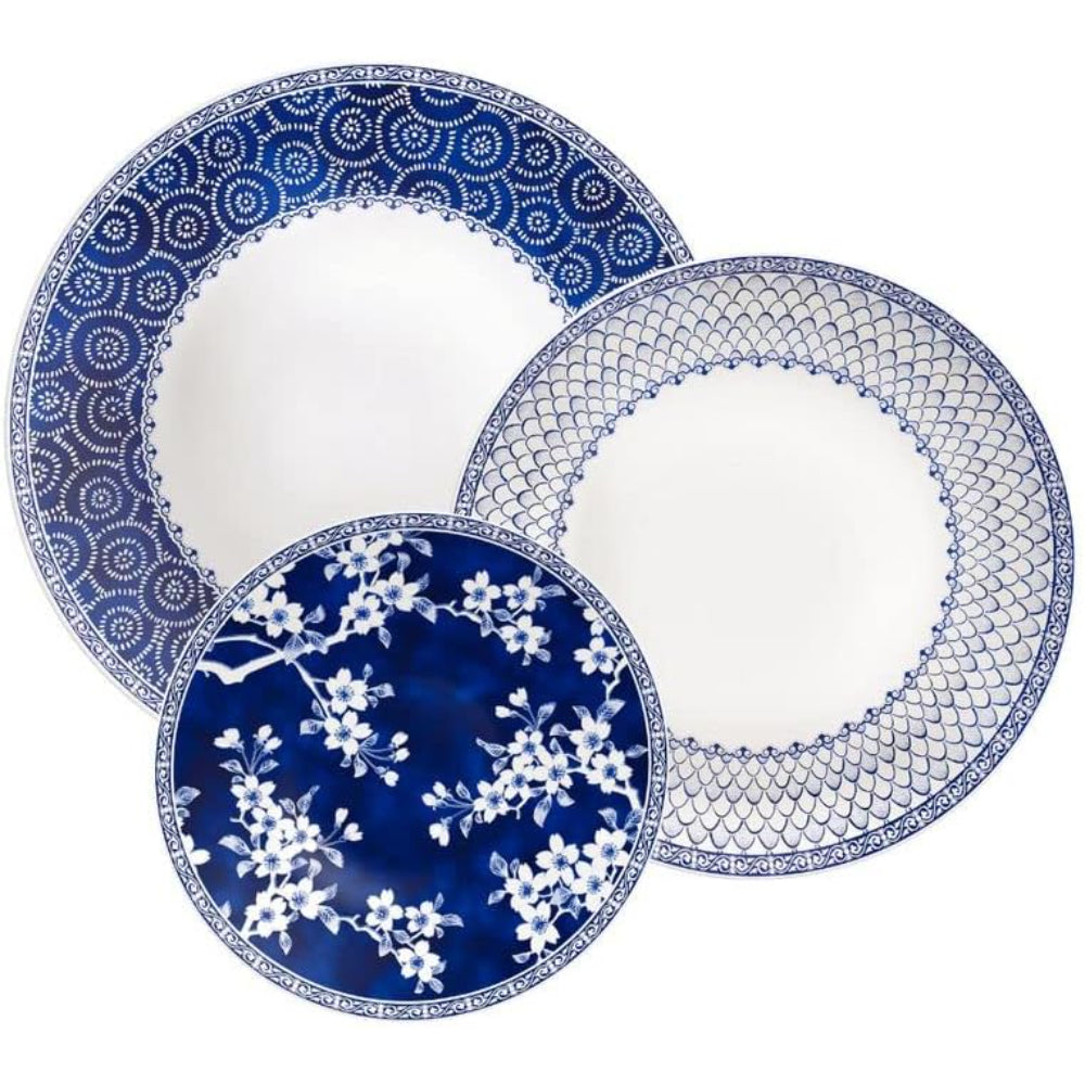 Tramontina Brazil Umeko 18 Pieces Decorated Porcelain Dinner Set