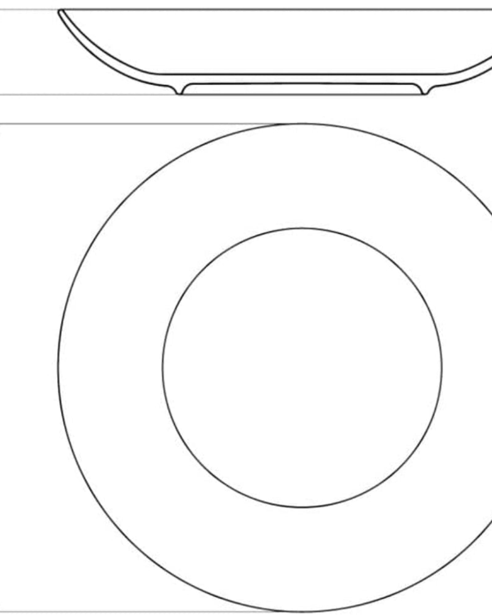 طقم عشاء ترامونتينا برازيل أوميكو مزخرف من البورسلين، مكون من 18 قطعة