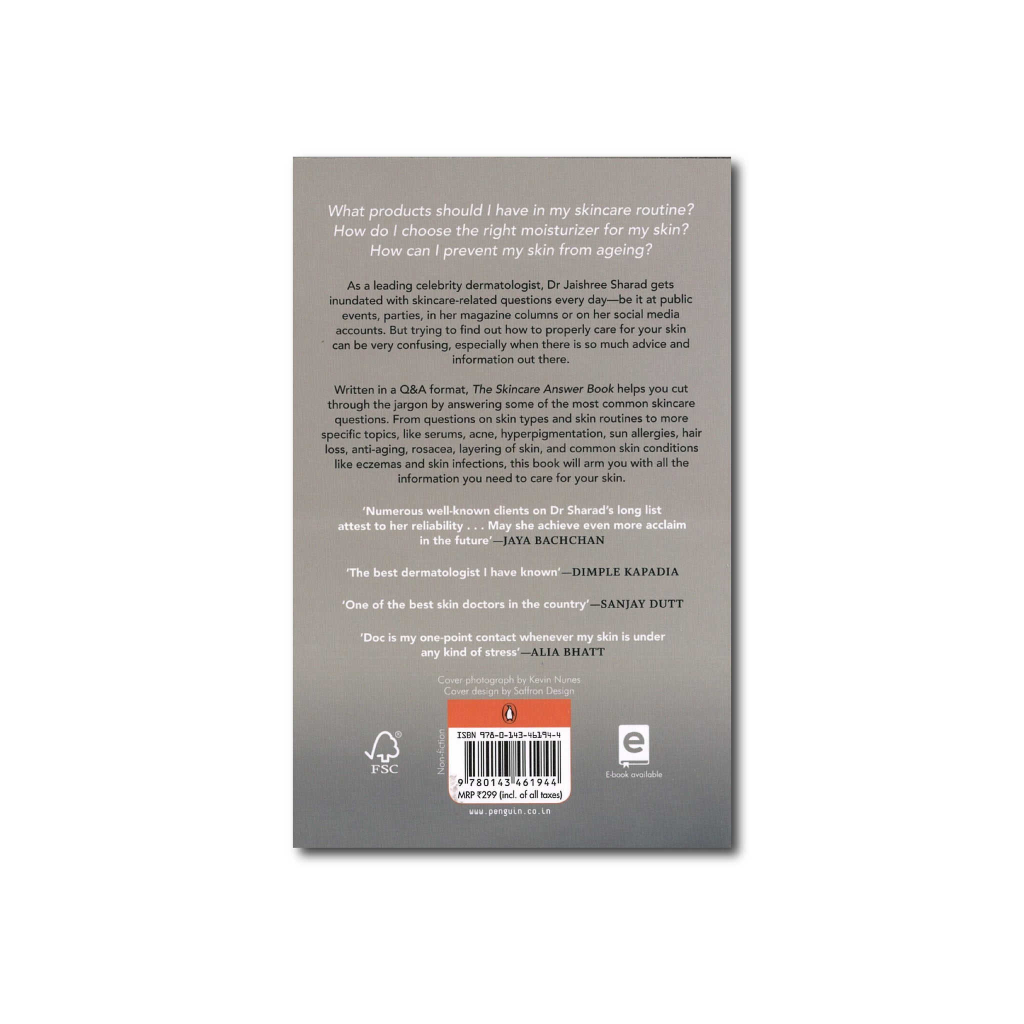 كتاب إجابات العناية بالبشرة: إجابات على الأسئلة الأكثر شيوعًا حول العناية بالبشرة