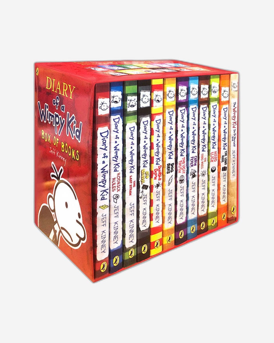 مجموعة كتب يوميات طفل ضعيف، ١٢ كتابًا