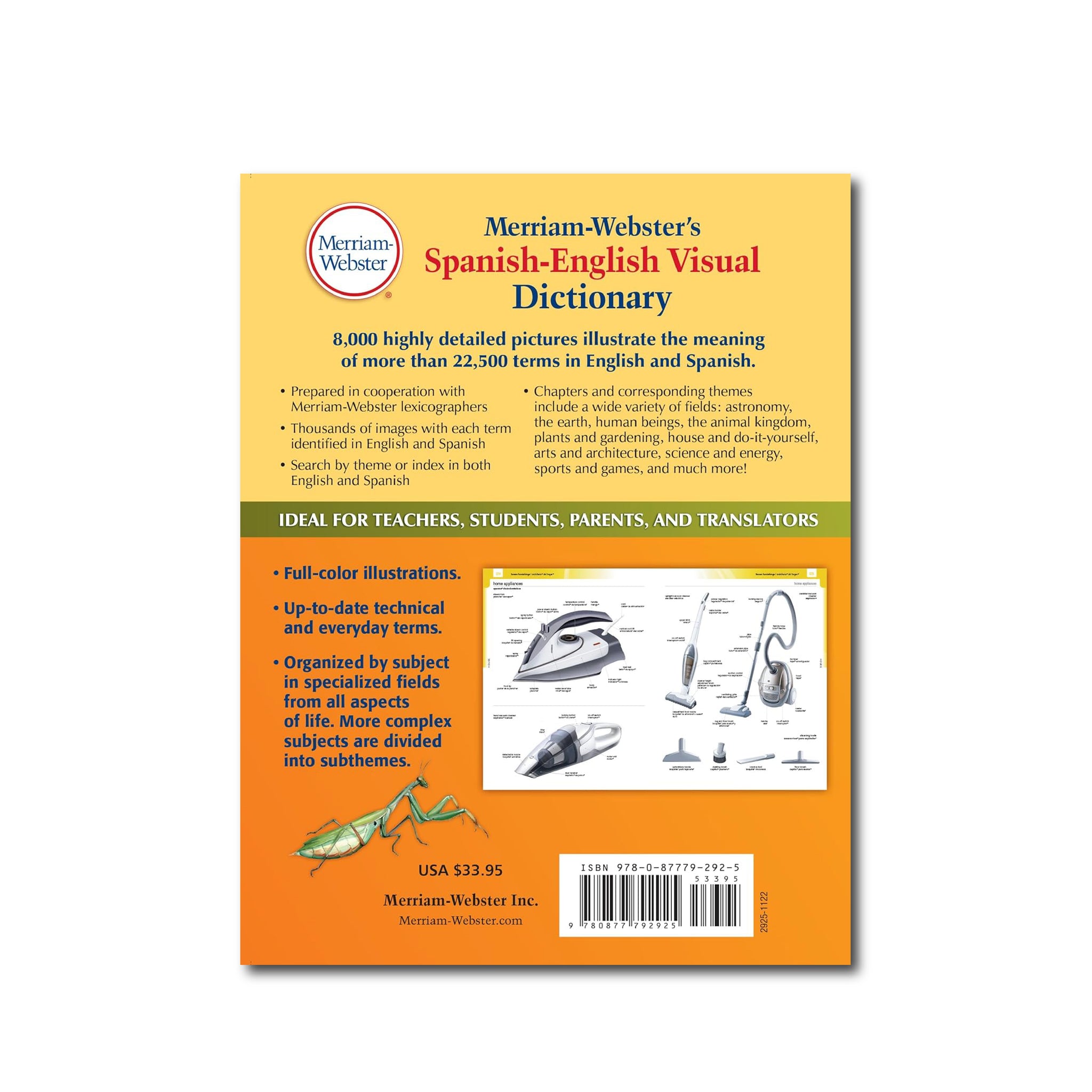 قاموس ميريام وبستر البصري الإسباني-الإنجليزي