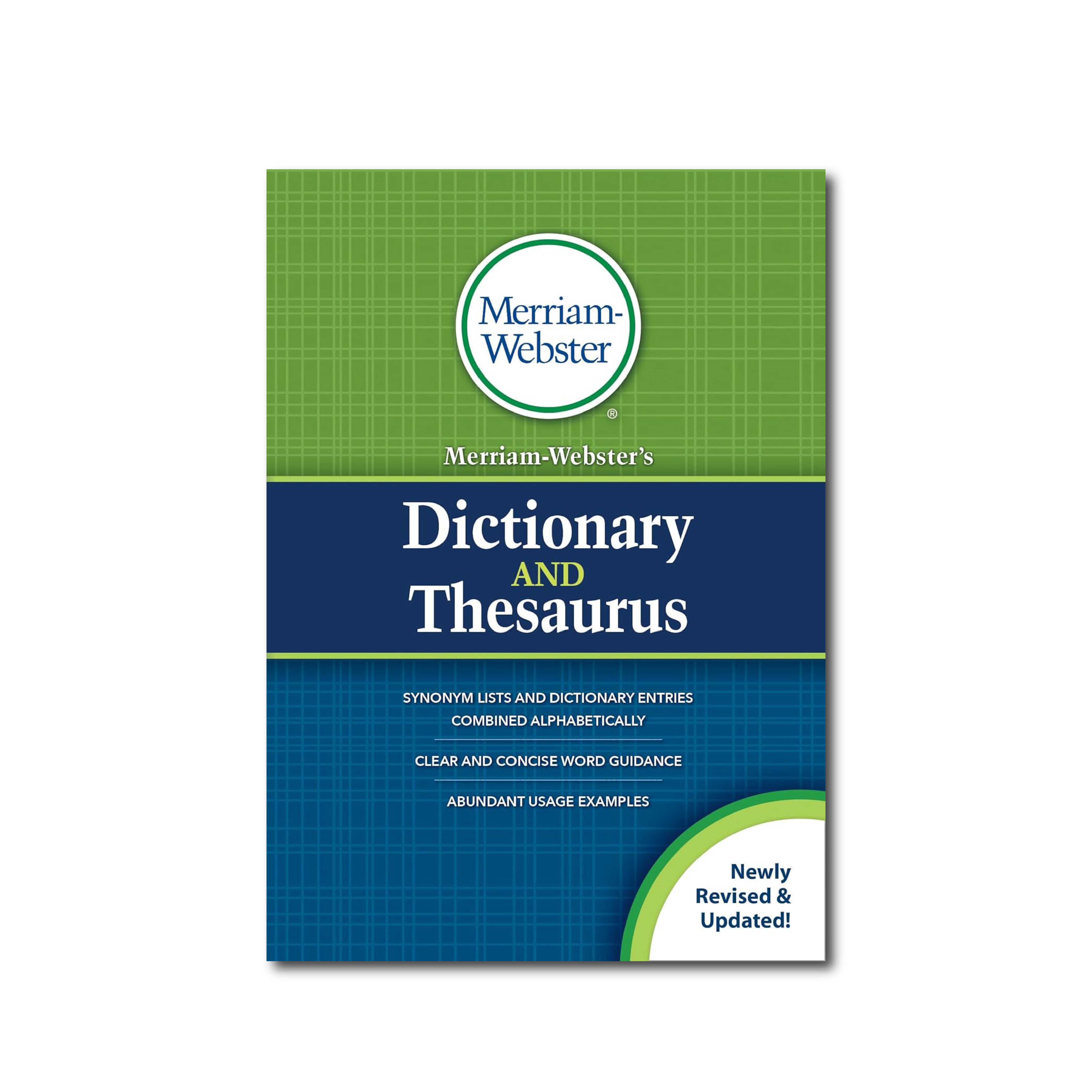 Merriam-Webster's Dictionary and Thesaurus