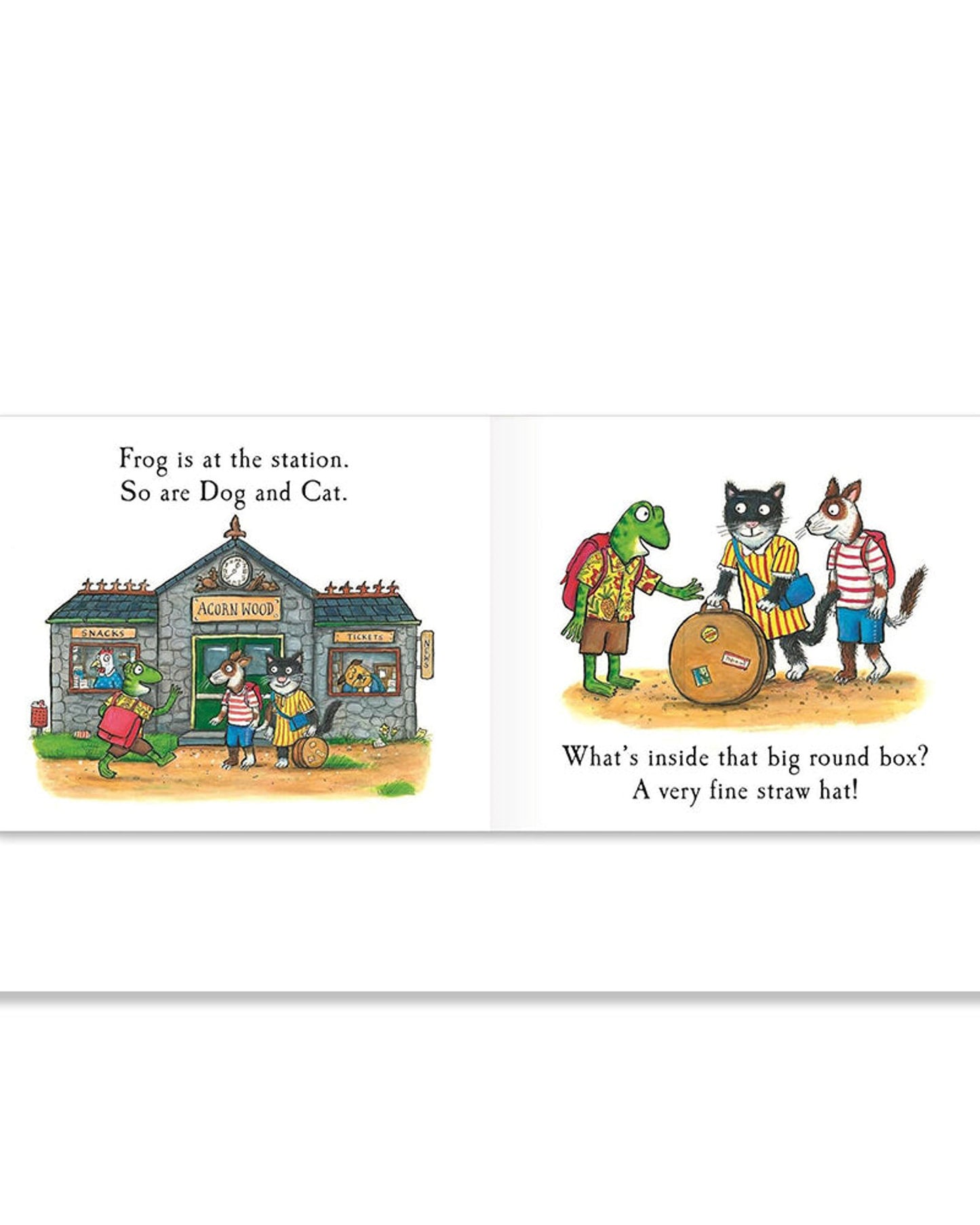 يوم الضفدع في الخارج: قصة قابلة للطي