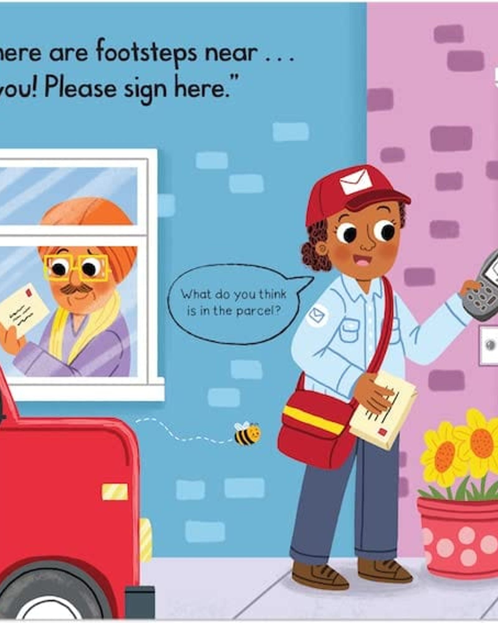 شاحنة البريد المزدحمة: كتاب ادفع واسحب وانزلق