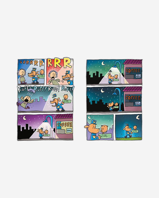 الرجل الكلب 3: حكاية قطتين - ورق طباعة