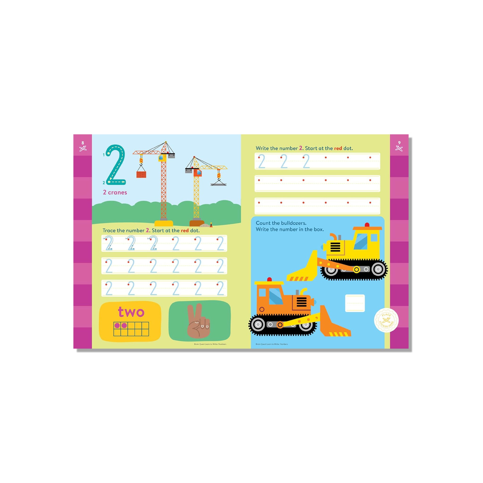 Brain Quest تعلم الكتابة: الأرقام