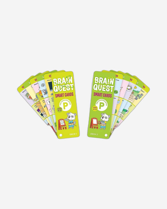 بطاقات ذكية من Brain Quest لمرحلة ما قبل الروضة - الطبعة الخامسة المنقحة