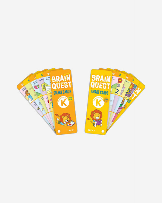 بطاقات ذكية لرياض الأطفال من Brain Quest، الطبعة الخامسة المنقحة
