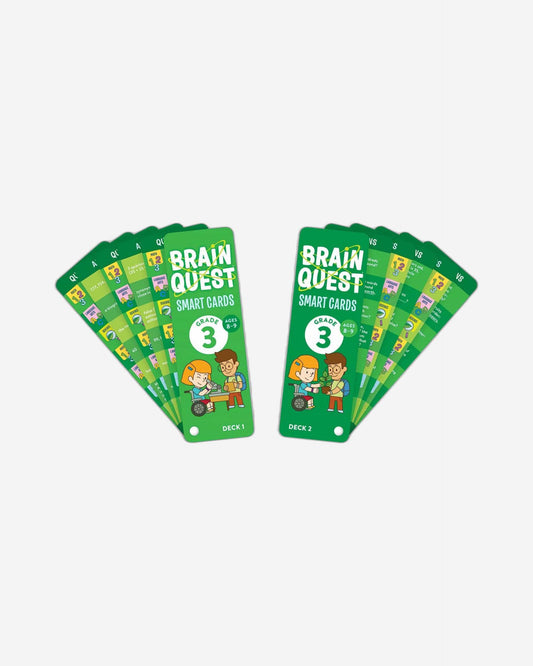 بطاقات ذكية من Brain Quest للصف الثالث - النسخة الخامسة المنقحة