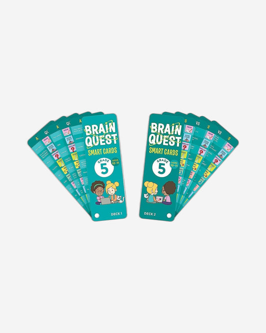 بطاقات ذكية من Brain Quest للصف الخامس - الطبعة الخامسة المنقحة