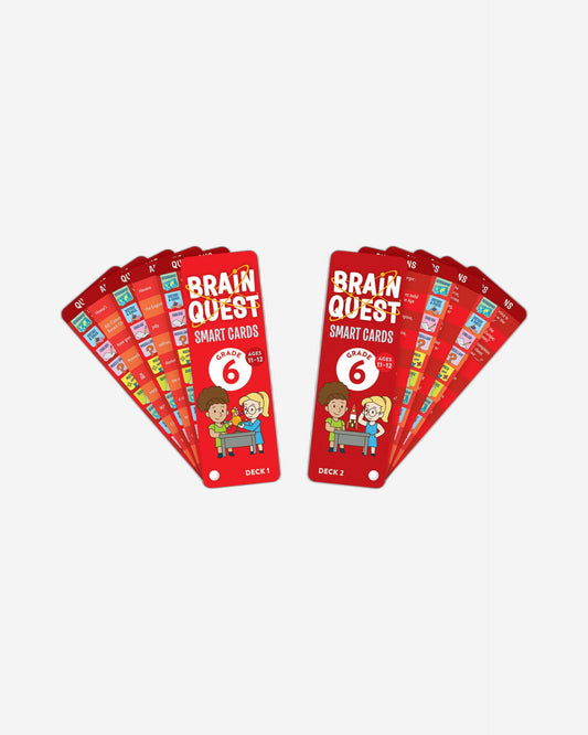 بطاقات ذكية من Brain Quest للصف السادس - الطبعة الرابعة المنقحة