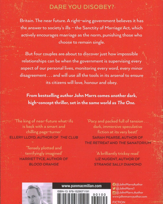 قانون الزواج: رواية الإثارة والخيال التي لا يمكن تفويتها من مؤلف كتاب The One