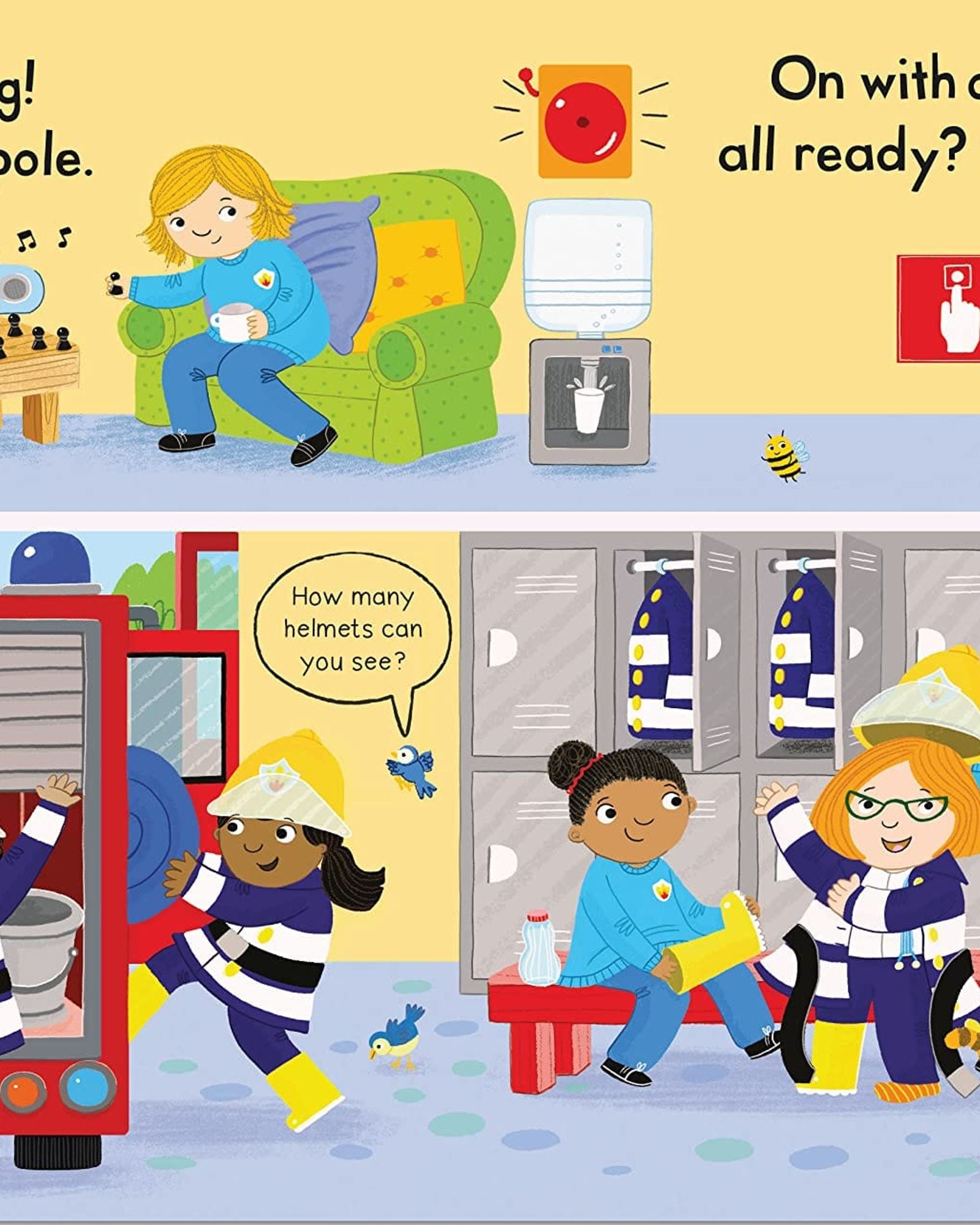 محطة إطفاء مزدحمة