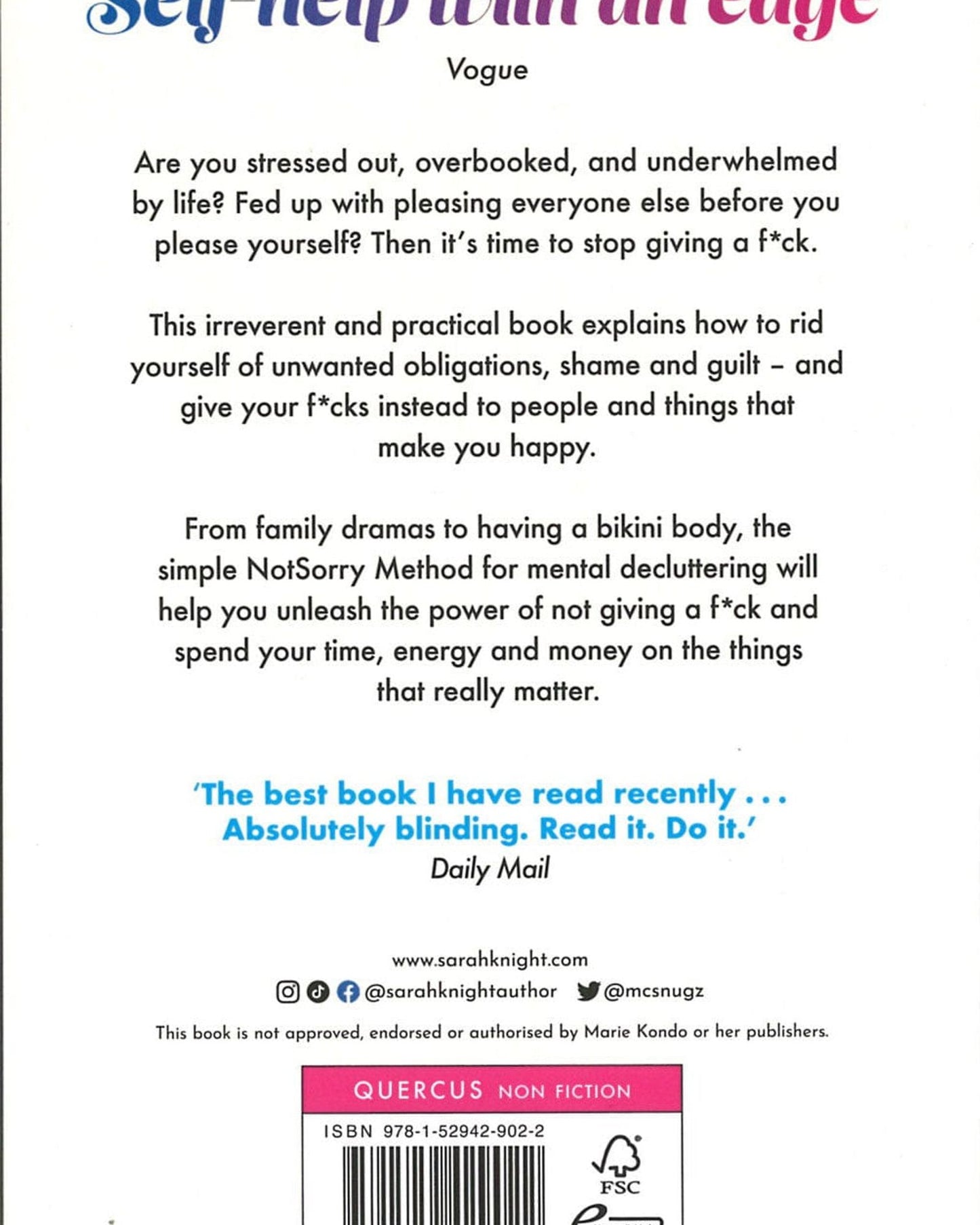 سحر تغيير الحياة من خلال عدم الاكتراث: الكتاب الأكثر مبيعًا والذي يتحدث عنه الجميع