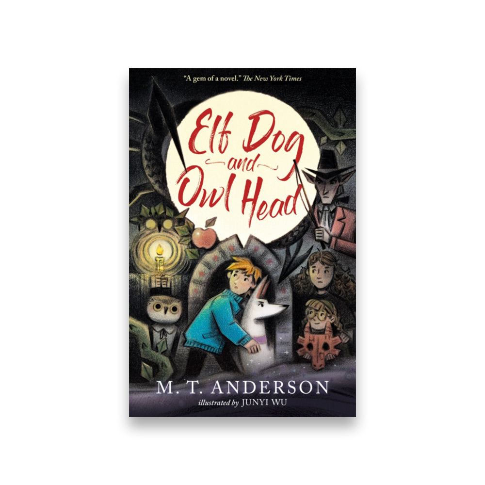 Elf Dog and Owl Head