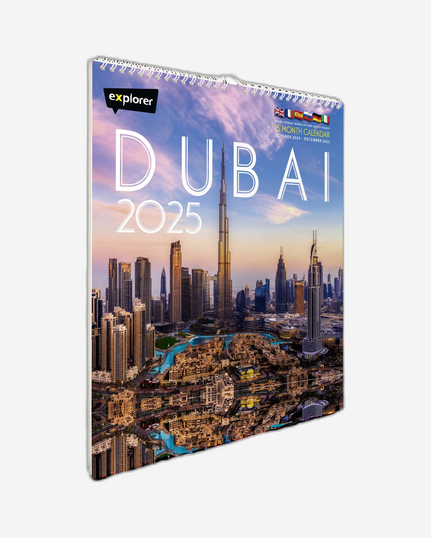 تقويم دبي متعدد اللغات 2025