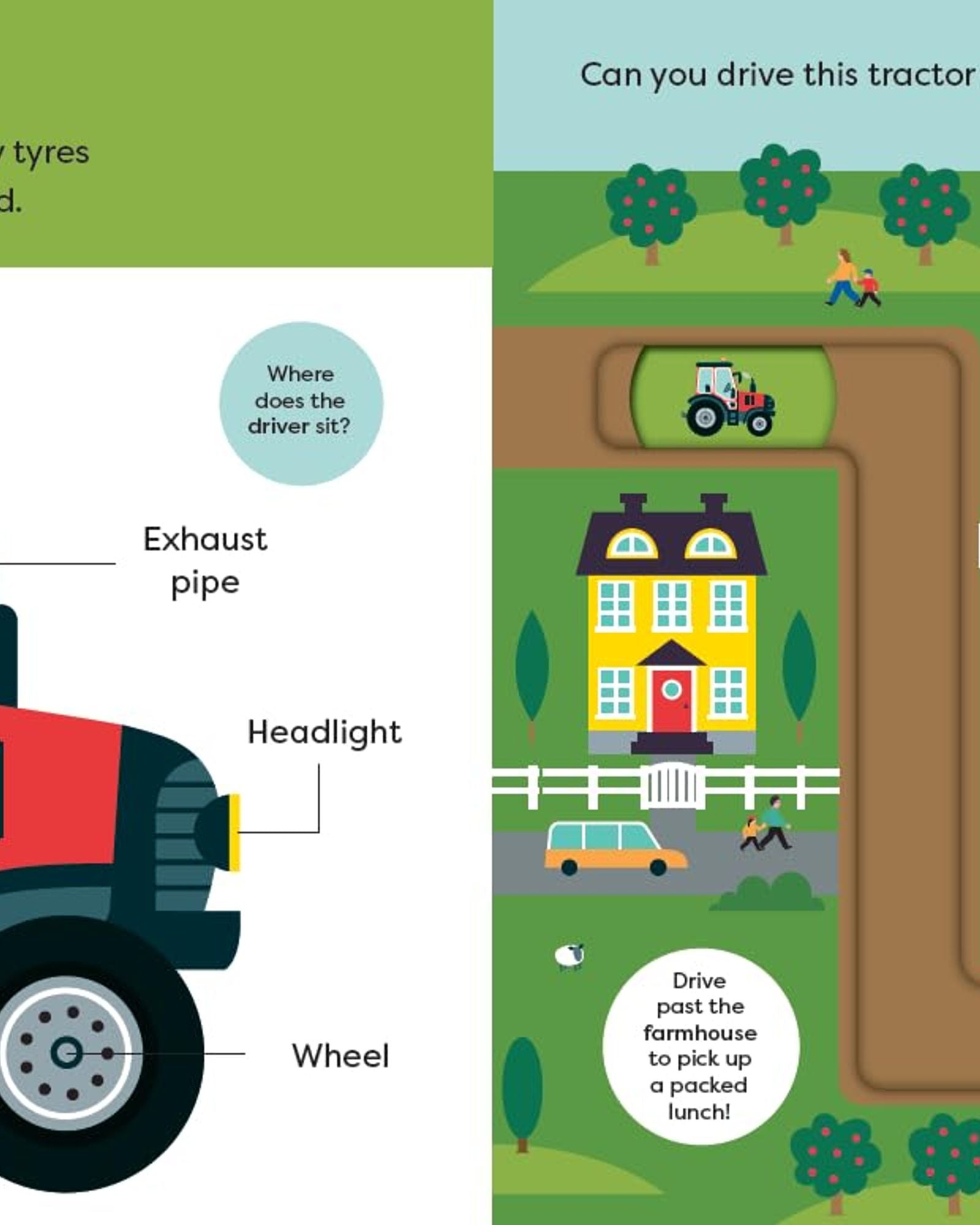 اصنع مسارات: المزرعة