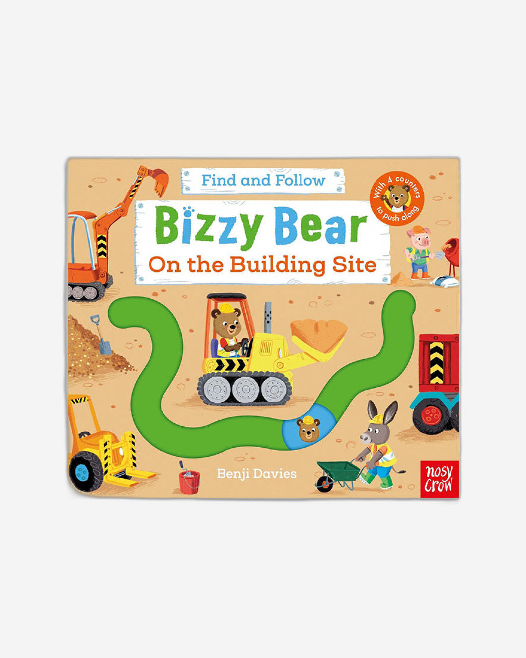 Bizzy Bear: ابحث واتبع في موقع البناء