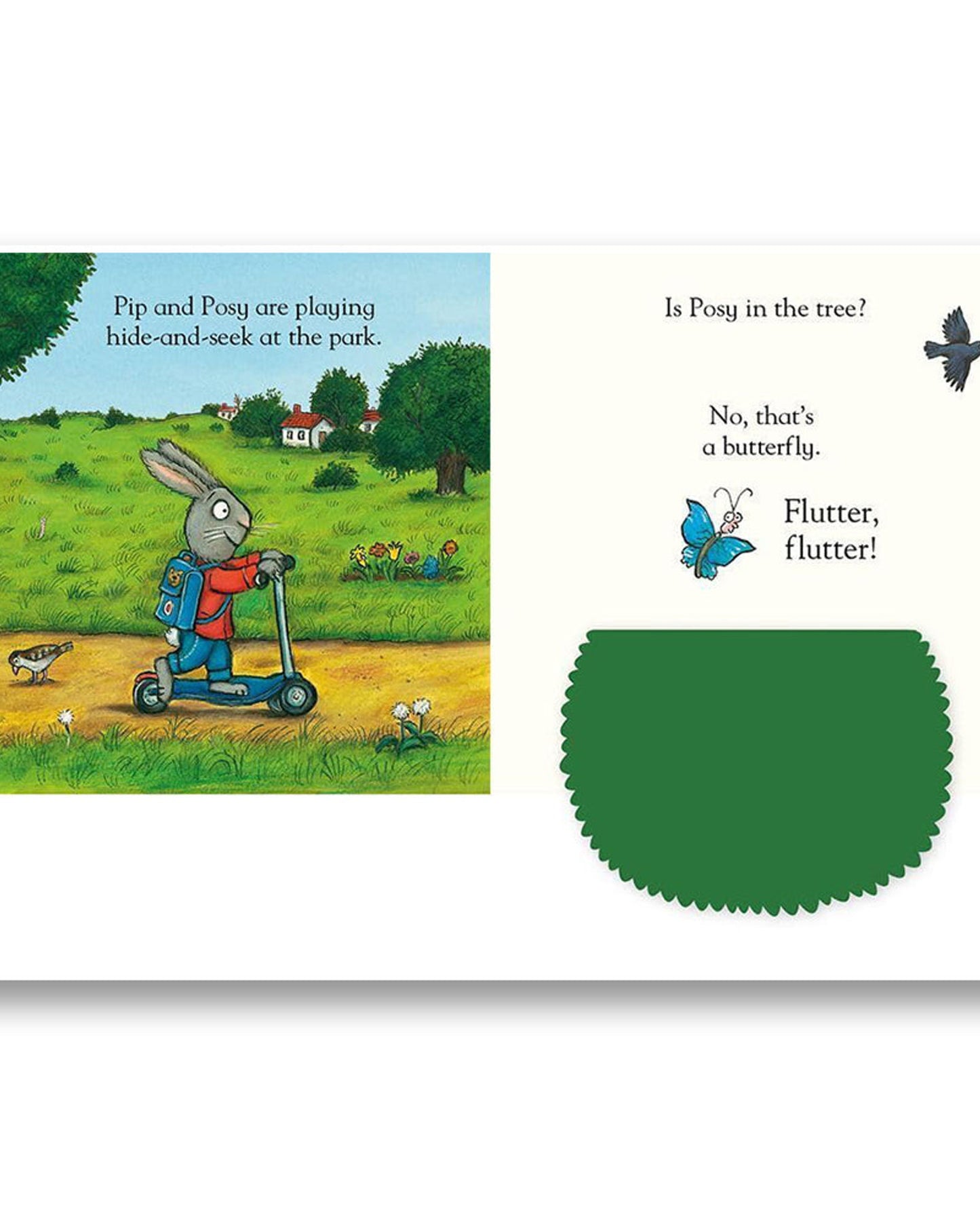 بيب وبوسي، أين أنتم؟ في الحديقة (كتاب من سلسلة "فيلت فلابس")