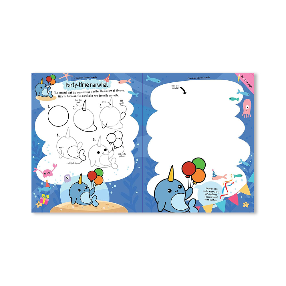 أستطيع رسم حيوانات كاواي