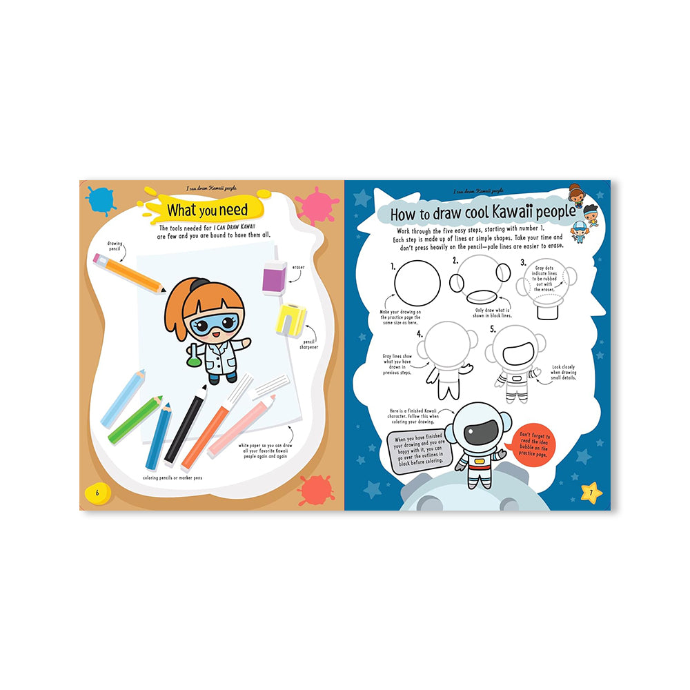 أستطيع رسم أشخاص كاواي