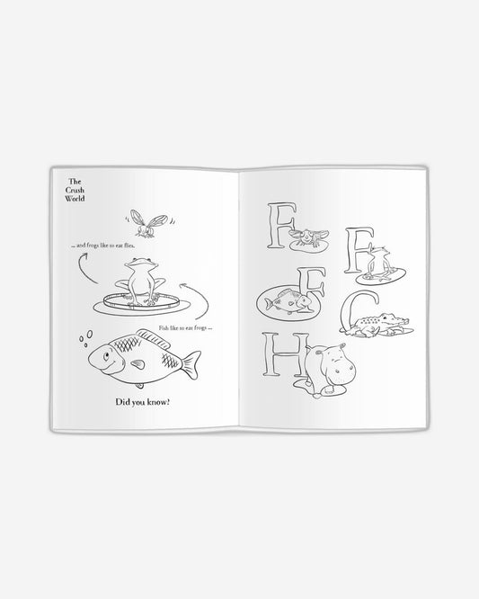 كتاب تلوين سحق الضفدع (سلسلة سحق)