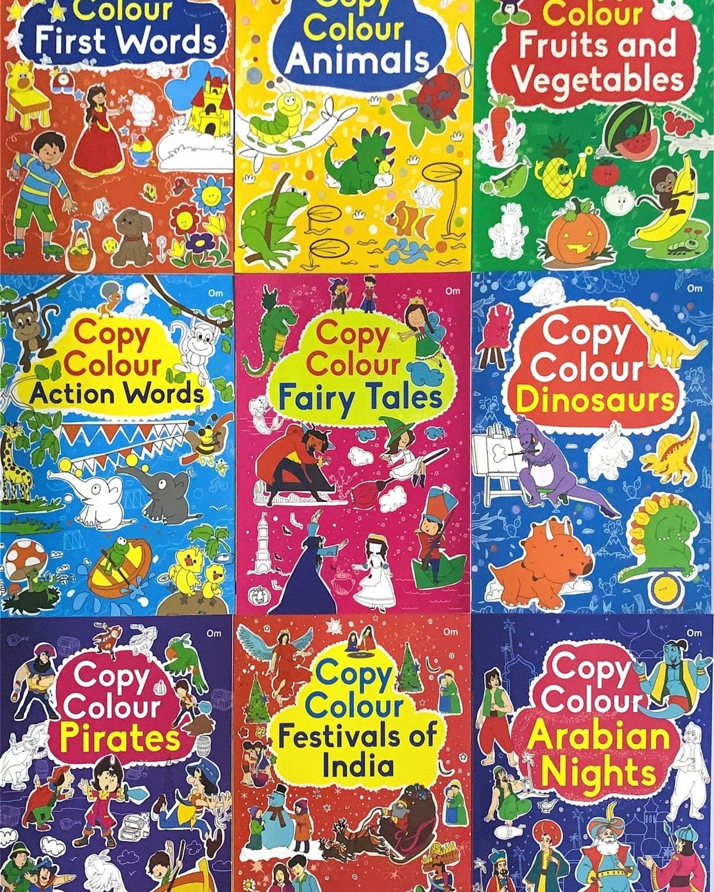 مجموعة تلوين النسخ 1: مجموعة من 10 كتب