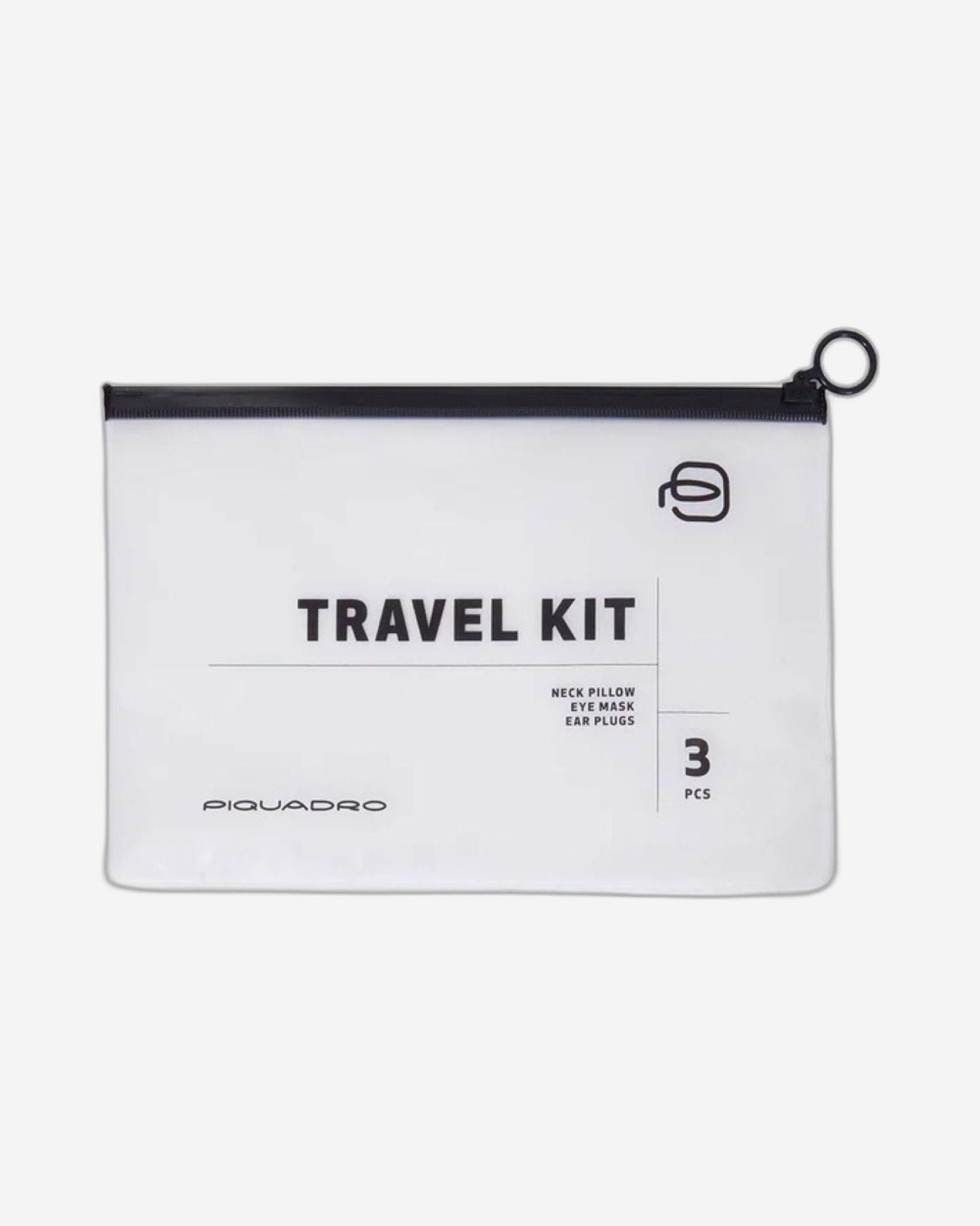 Piquadro Travel Set قناع نوم ووسادة وسدادات أذن