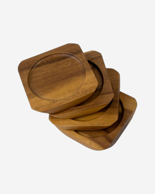 طقم قواعد أكواب بيلي 4 قطع W9.5 X L9.5 X H6