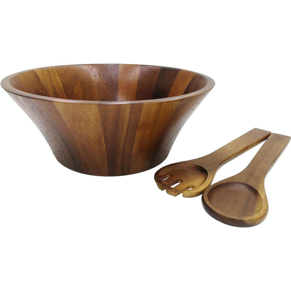 Flare Salad Bowl Large W/servers-ACA-BHM-3-61A