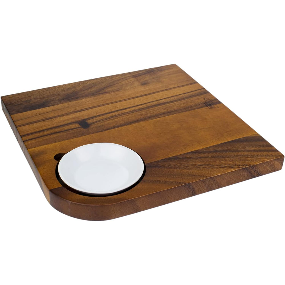 لوح بيلي سكوير مع وعاء سيراميك