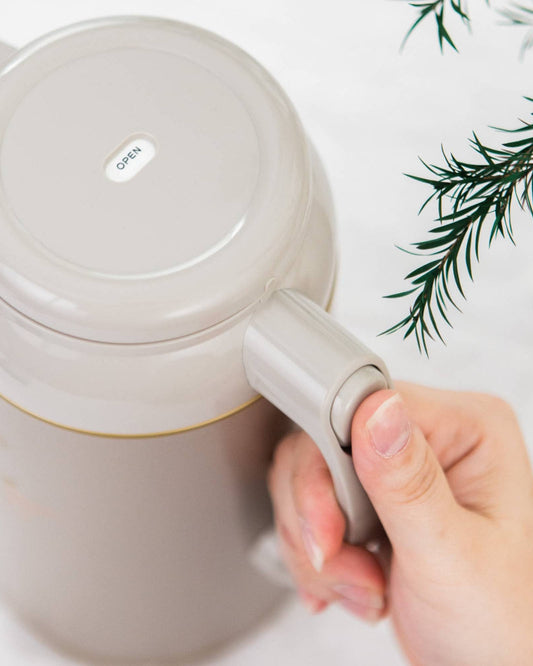 وعاء زوجيروشي اليدوي 1.0 لتر، كاكاو عشبي