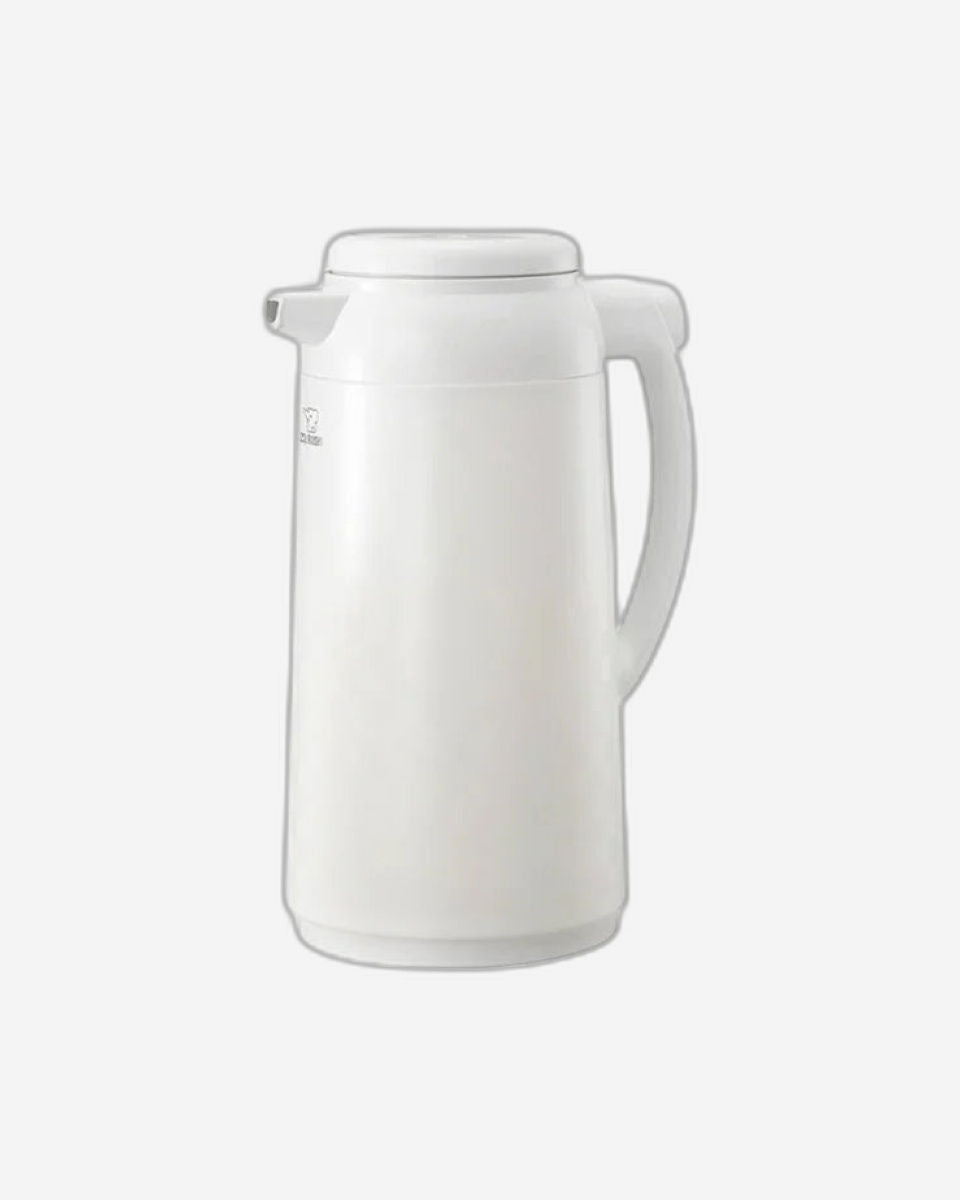 وعاء زوجيروشي هاندي بوت سعة 1 لتر، لون أبيض بالكامل