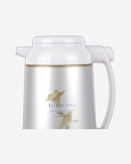 وعاء زوجيروشي هاندي بوت سعة 1.3 لتر، لون فضي ضبابي