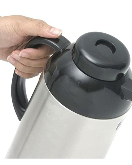 وعاء زوجيروشي غورميه سهل الاستخدام، سعة 1-3 لتر، مصنوع من الفولاذ المقاوم للصدأ المصقول