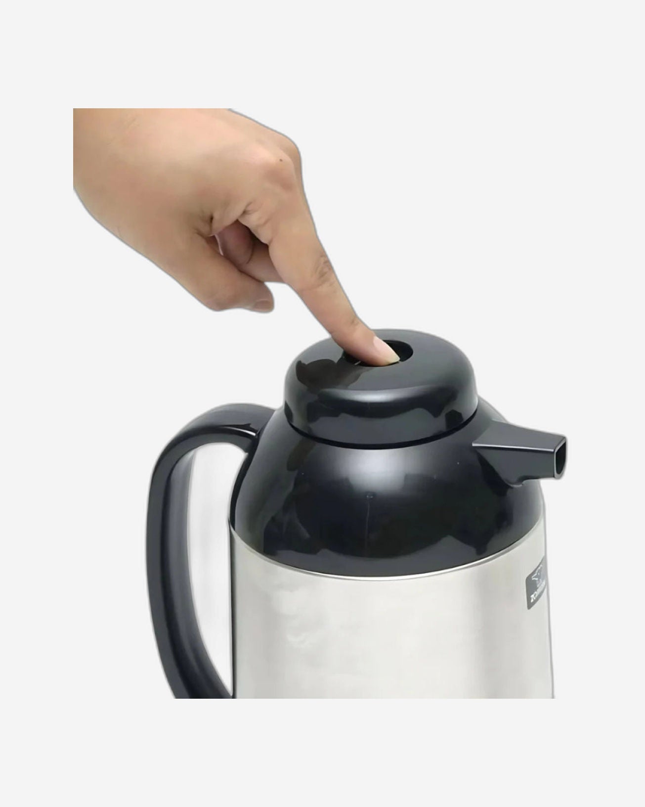 قدر زوجيروشي هاندي بوت سعة 1.85 لتر مصنوع من الفولاذ المقاوم للصدأ.