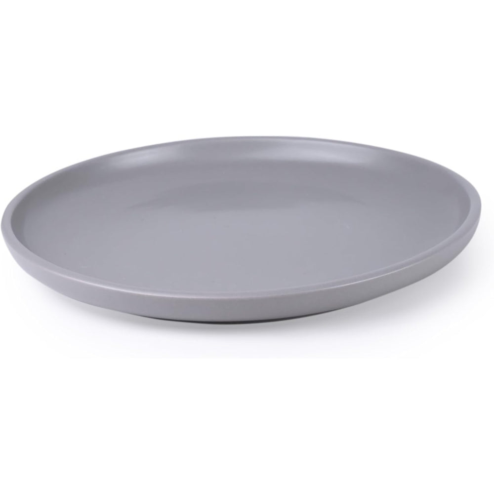 طقم عشاء من الفخار الحجري الشمالي الضحل، 12 قطعة، متعدد الألوان