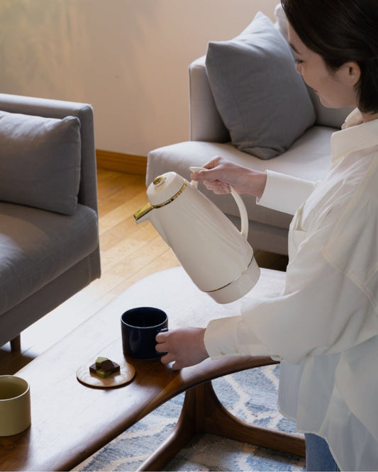 وعاء زوجيروشي هاندي بوت سعة 1 لتر، لون عاجي