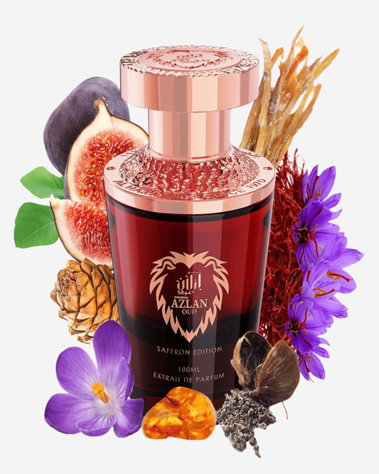 عطر الحرمين أزلان عود سافرون إيديشن، إكستريه دو بارفان، 100 مل