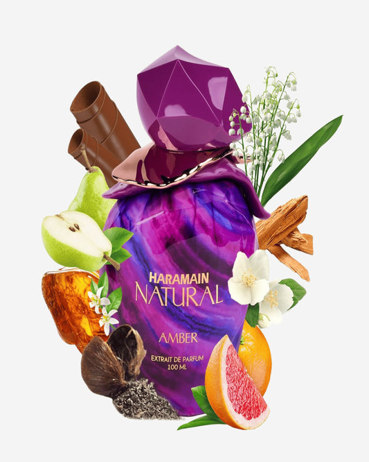 عطر الحرمين عنبر طبيعي، إكستريه دو بارفان، 100 مل