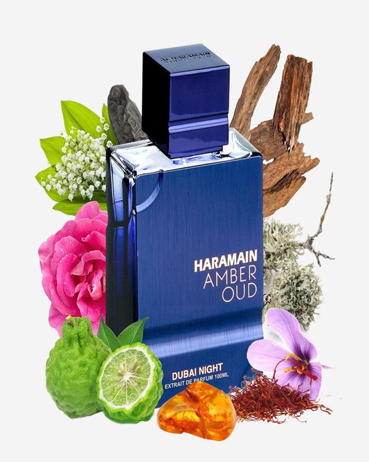 عطر الحرمين أمبر عود ليل دبي، إكستريه دو بارفان، 100 مل