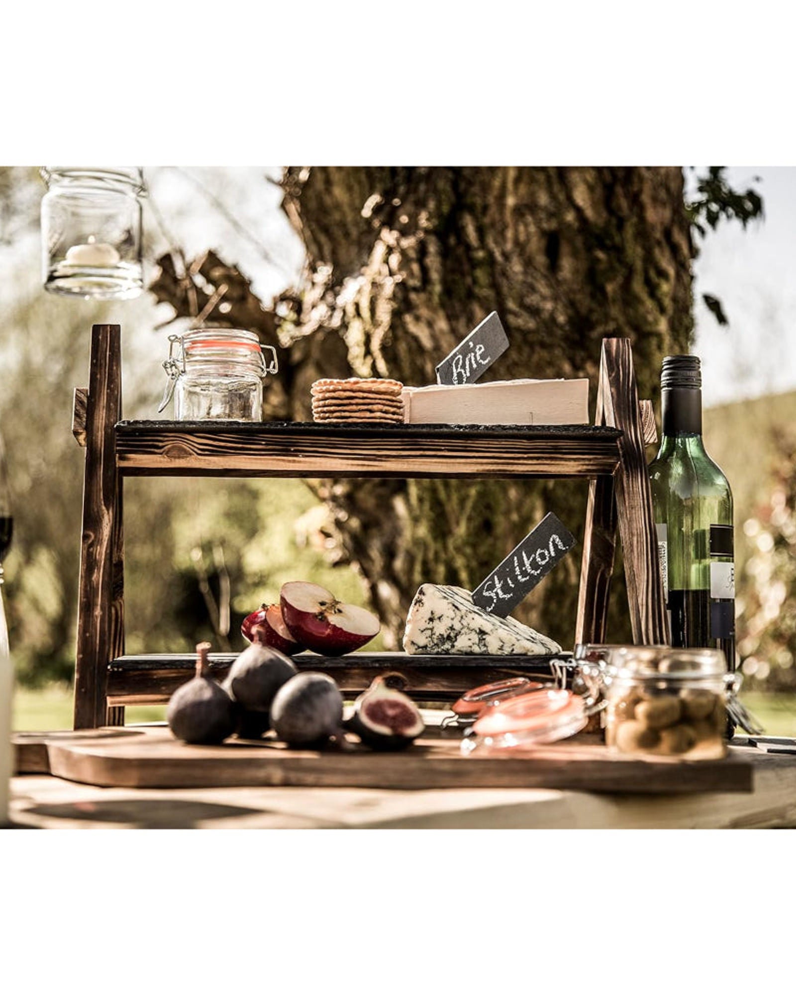 حامل تقديم فني مكون من طبقتين 40×30 سم