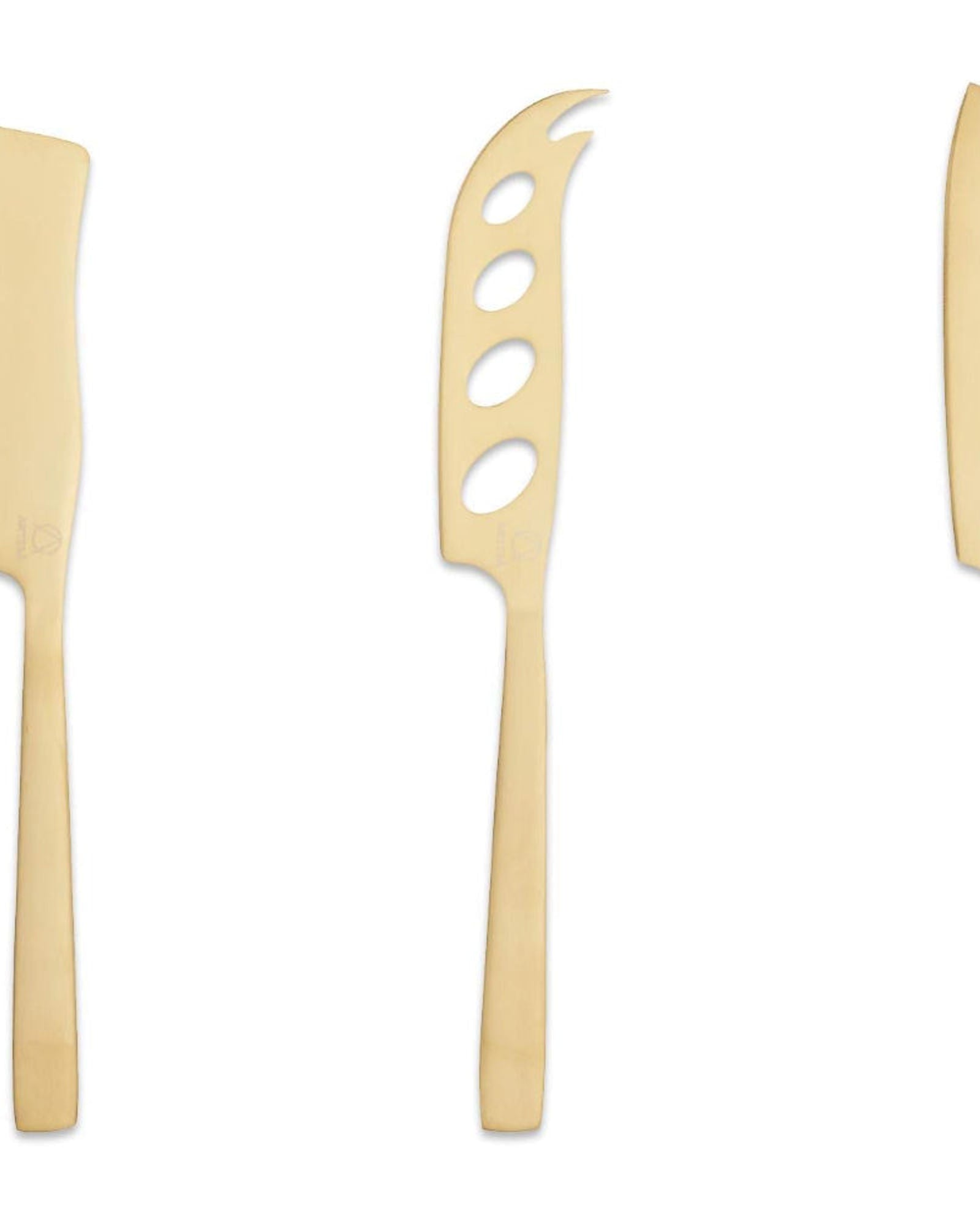 مجموعة سكاكين الجبن الفنية من 3 قطع نحاسية