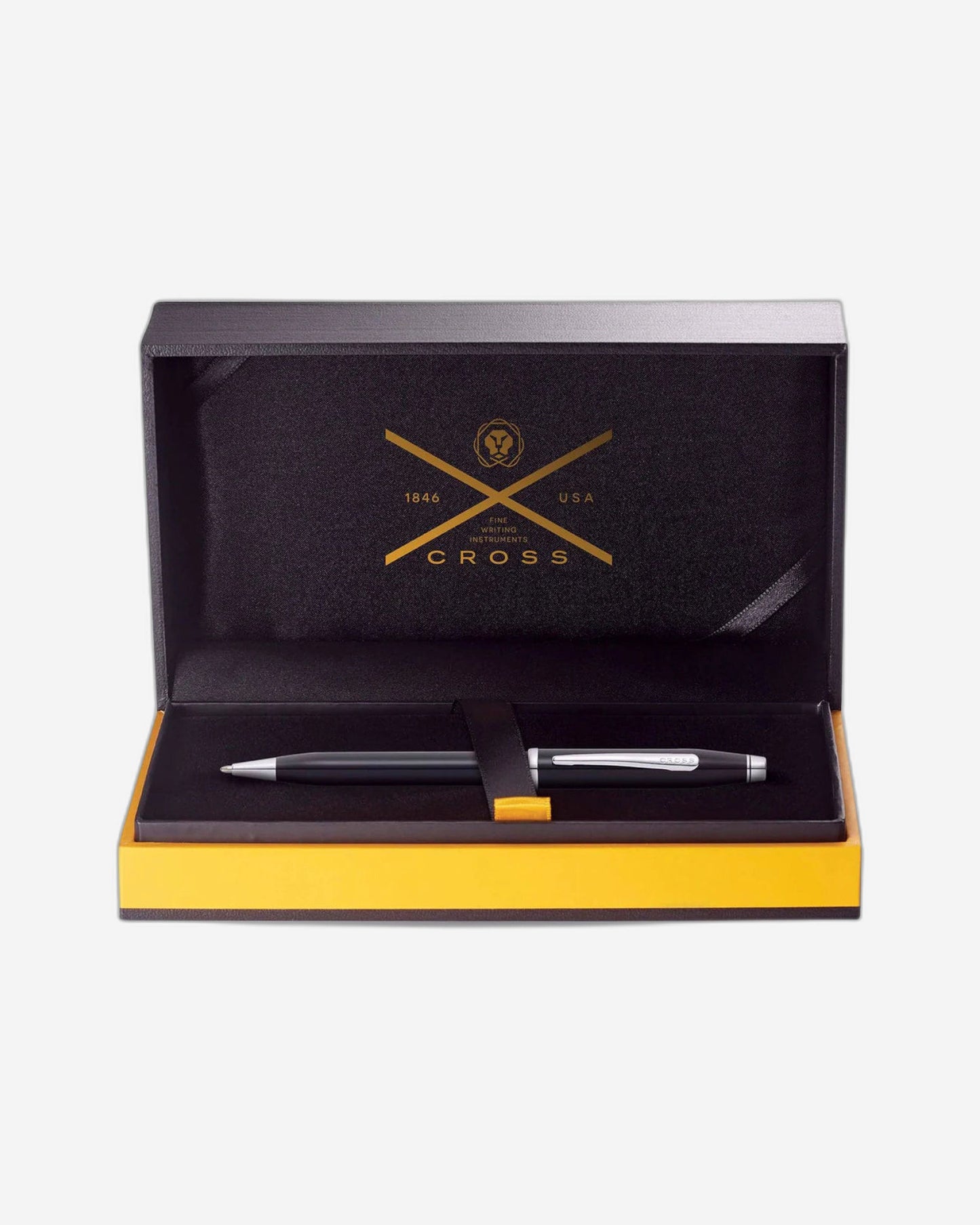 قلم حبر جاف Cross Century® Ii أسود مطلي بالكروم - AT0082WG-157