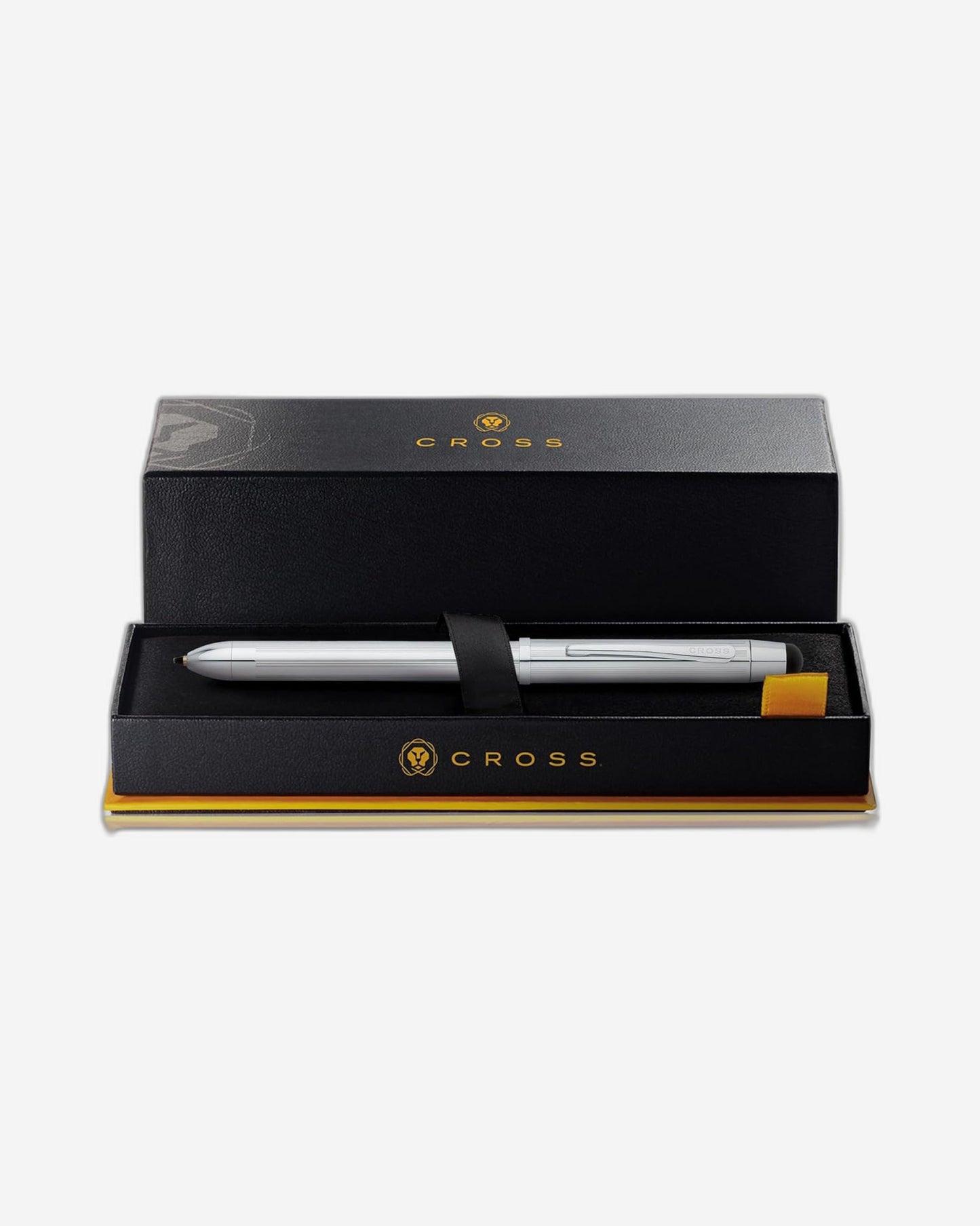 قلم متعدد الوظائف من Cross Tech3+™ بلون الكروم اللامع - AT0090-1