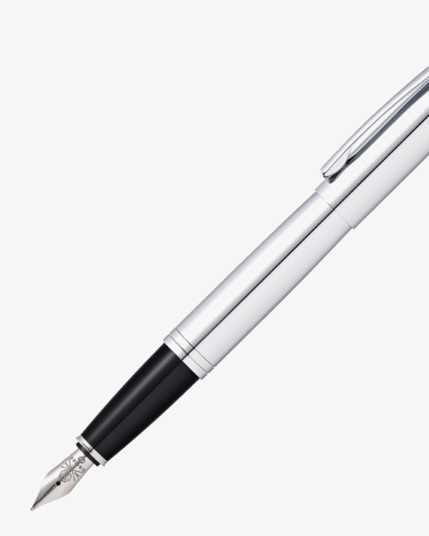 قلم حبر كروس كاليه مطلي بالكروم اللامع