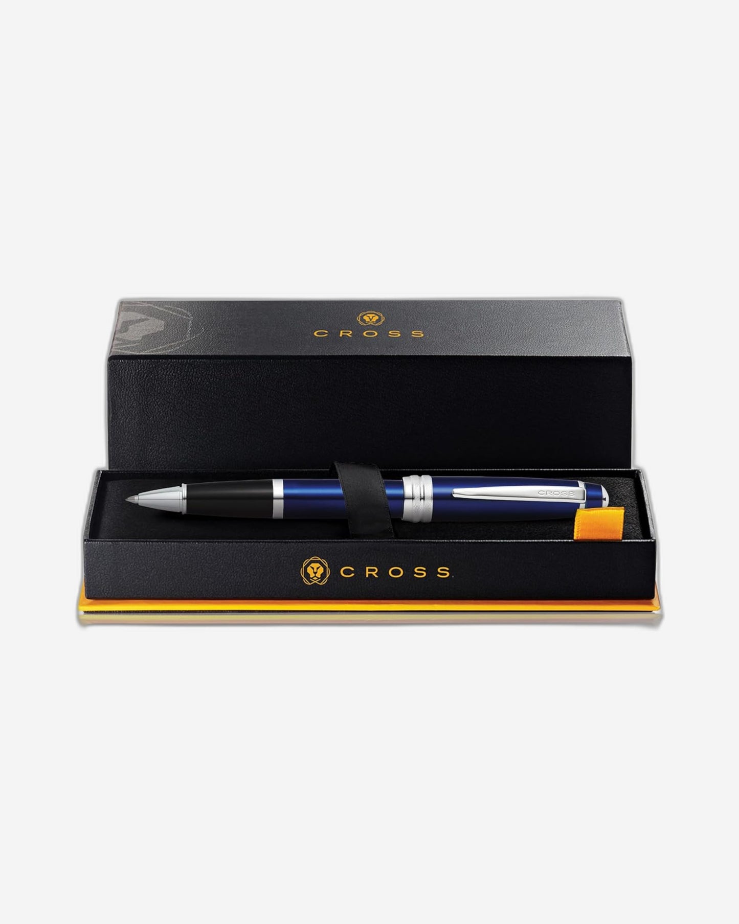 قلم حبر جاف Cross Bailey™ أزرق لامع مع كروم مصقول، Appointment Selectip® AT0455-12